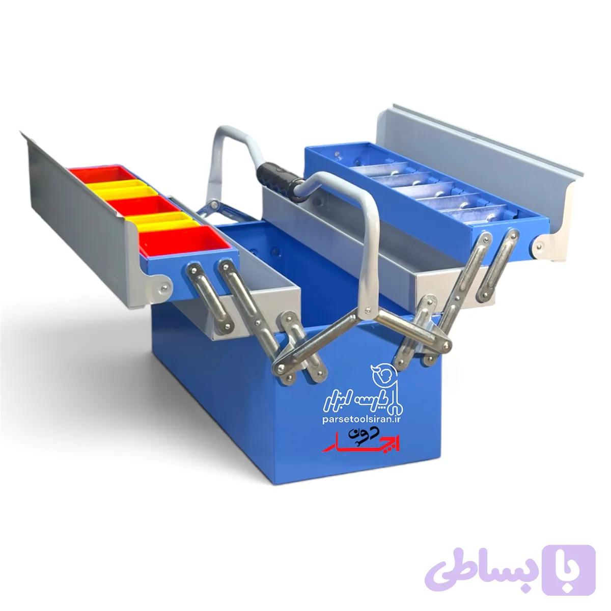 جعبه ابزار شاهرخ مدل LBG402 طبقاتی 50 سانت 3 طبقه بلند — تصویر 1