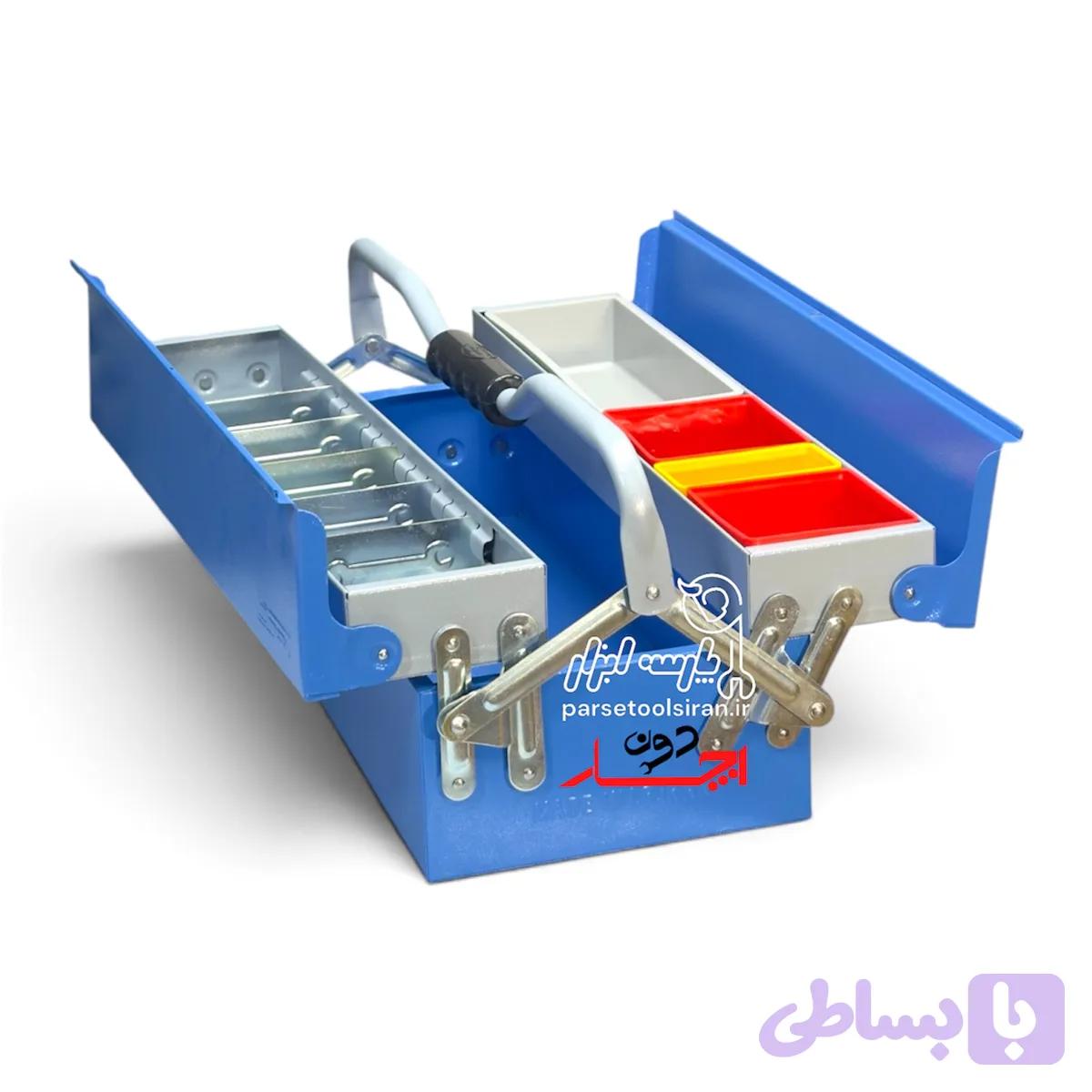 جعبه ابزار شاهرخ مدل LBG501 طبقاتی 50 سانت 2 طبقه — تصویر 1