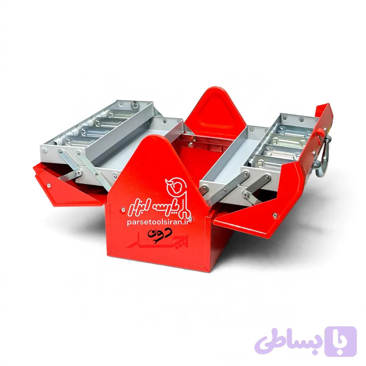 جعبه ابزار صندوقی ۳۸ سانت شاهرخ مدل 302 PBG — تصویر 1