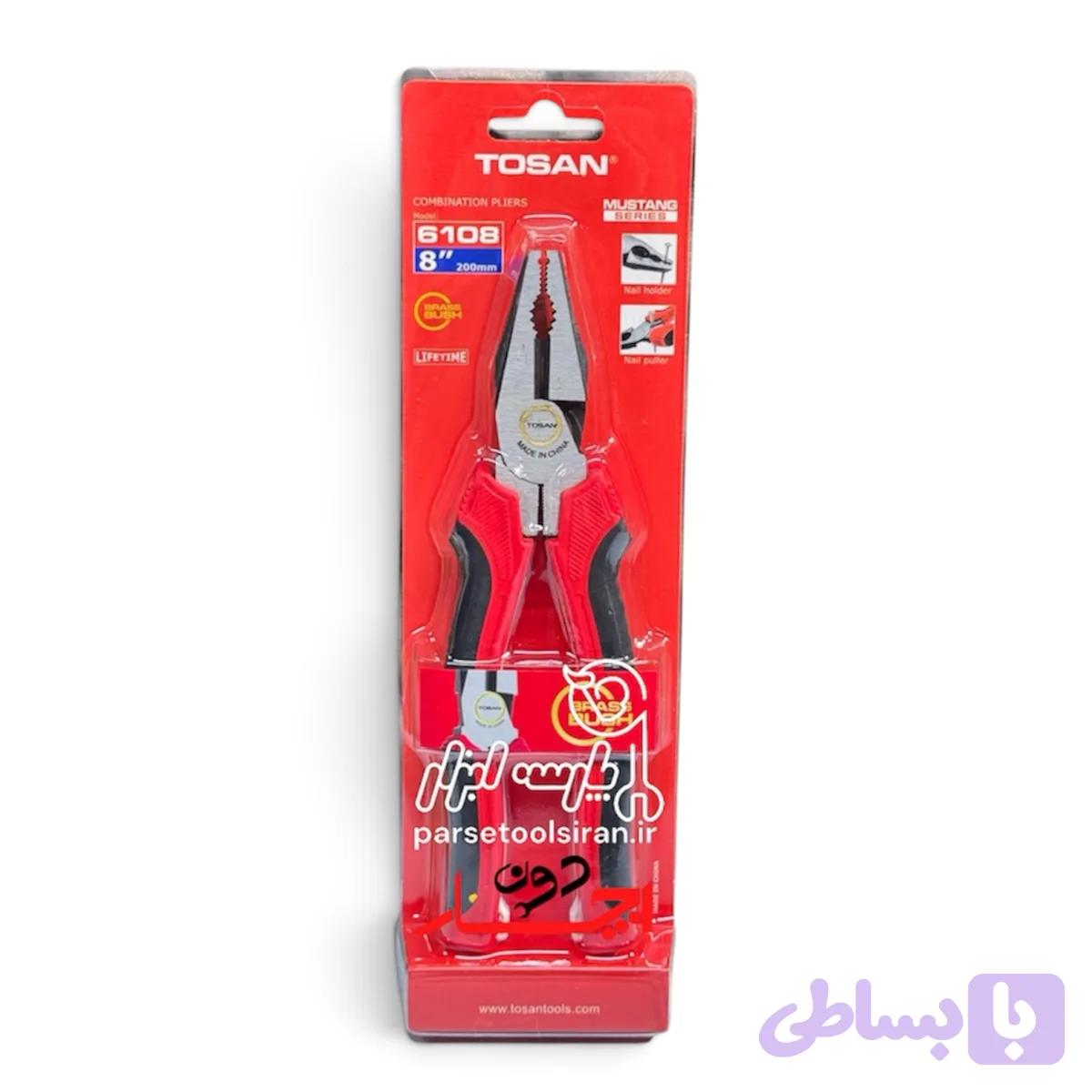 انبردست 8 اینچ توسن Mustang مدل T6108-8