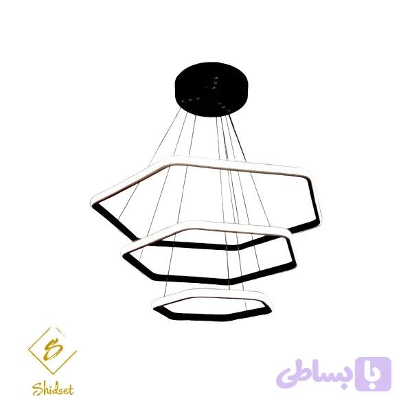 لوستر شش ضلعی 3 لاین (کد 6QVUD)