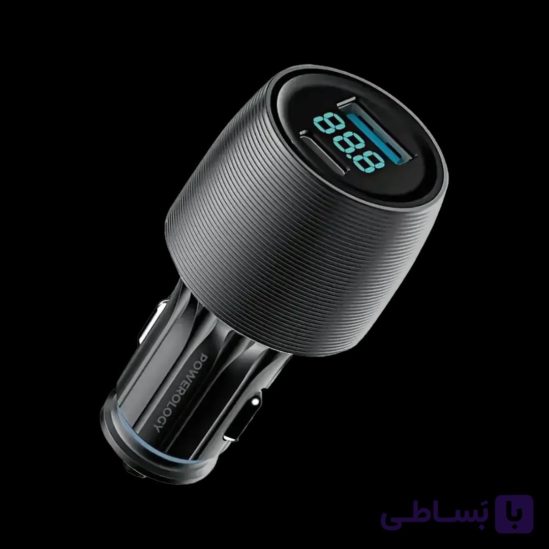 شارژر فندکی پاورولوژی مدل Powerology Velox 83W-PCCSR020 — تصویر 1