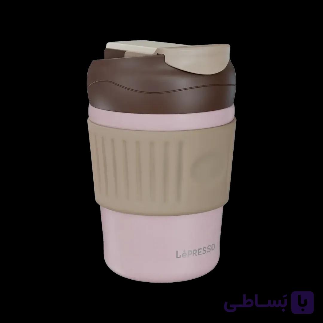 ماگ سفری لپرسو مدل LePresso Morningscape Tumbler Mug Dual Sip LPPBCFFC — تصویر 1