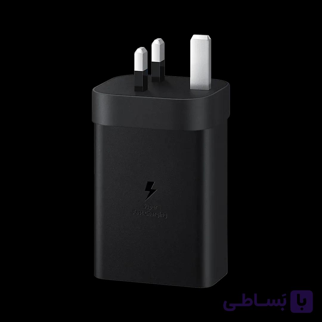 شارژر دیواری اصلی سه پورت 65 وات سامسونگ Samsung EP-T6530NBEGGB Power Adapter — تصویر 1