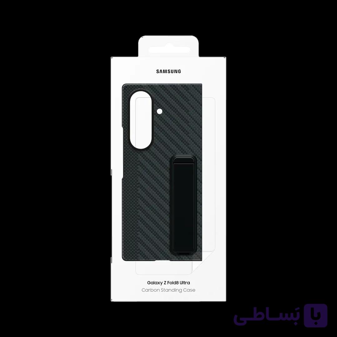قاب سامسونگ Galaxy Z Fold8 Ultra Carbon Standing Case EF-XF976SBEGWW — تصویر 1