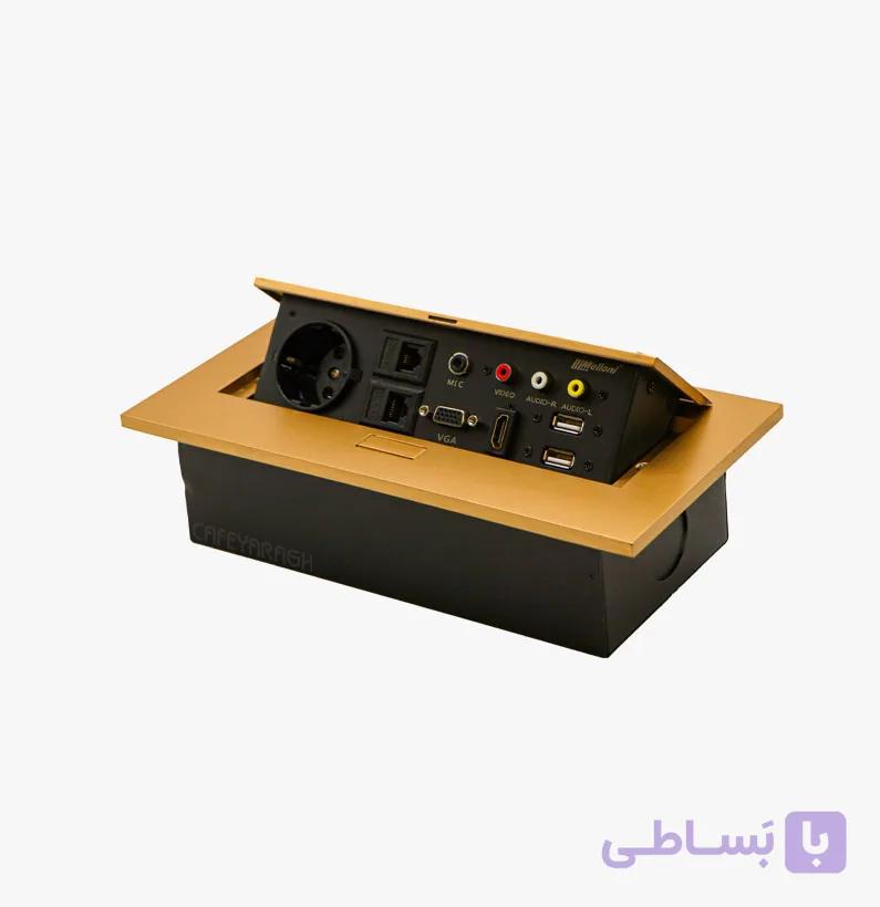 پریز توکار کابینت ملونی مدل 10024 — تصویر 1
