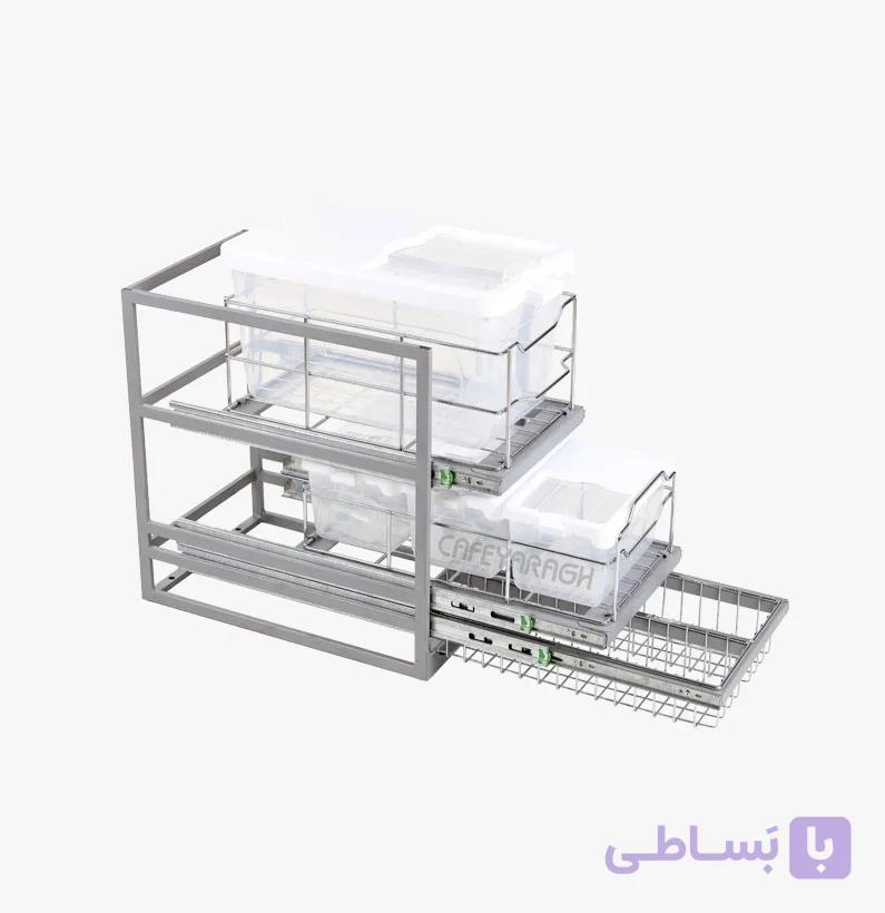 سبد چند منظوره سه طبقه ریلی مدل A397 — تصویر 1