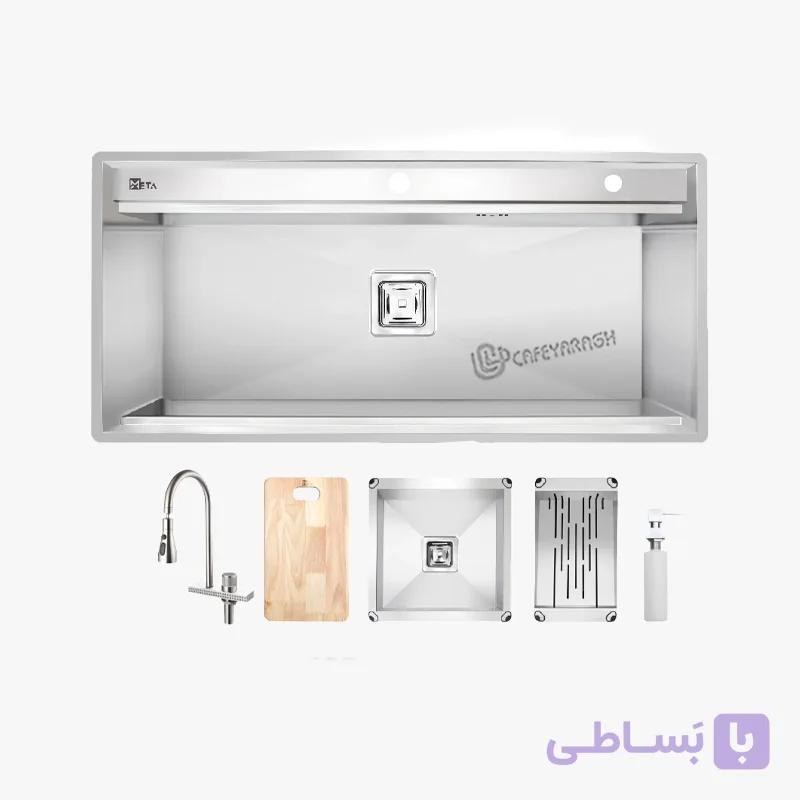 سینک ظرفشویی پله دار متا M104SP