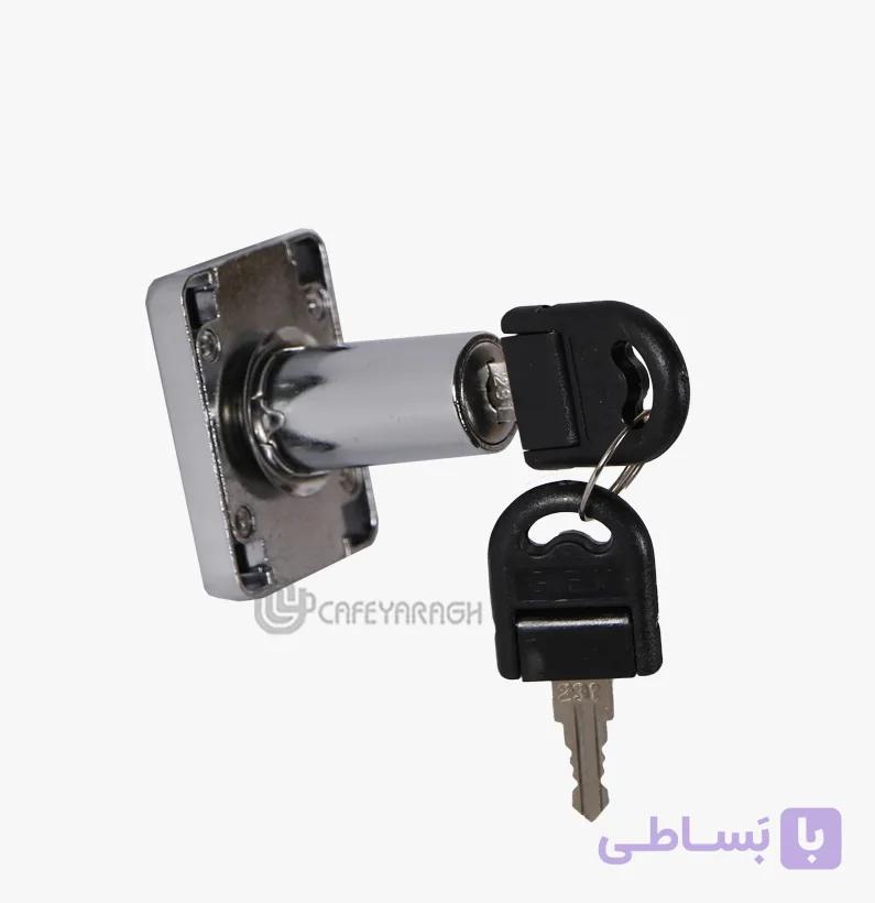 قفل درب کمد و کابینت مدل دو پله گلو بلند — تصویر 1