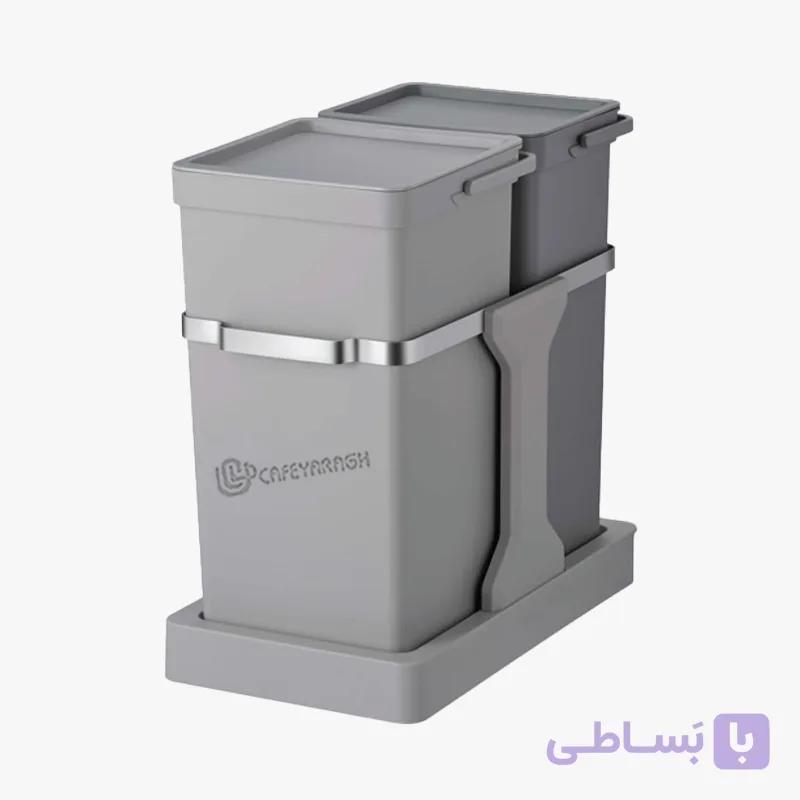 سطل دو مخزنه زیر سینک ریلی ملونی 9176