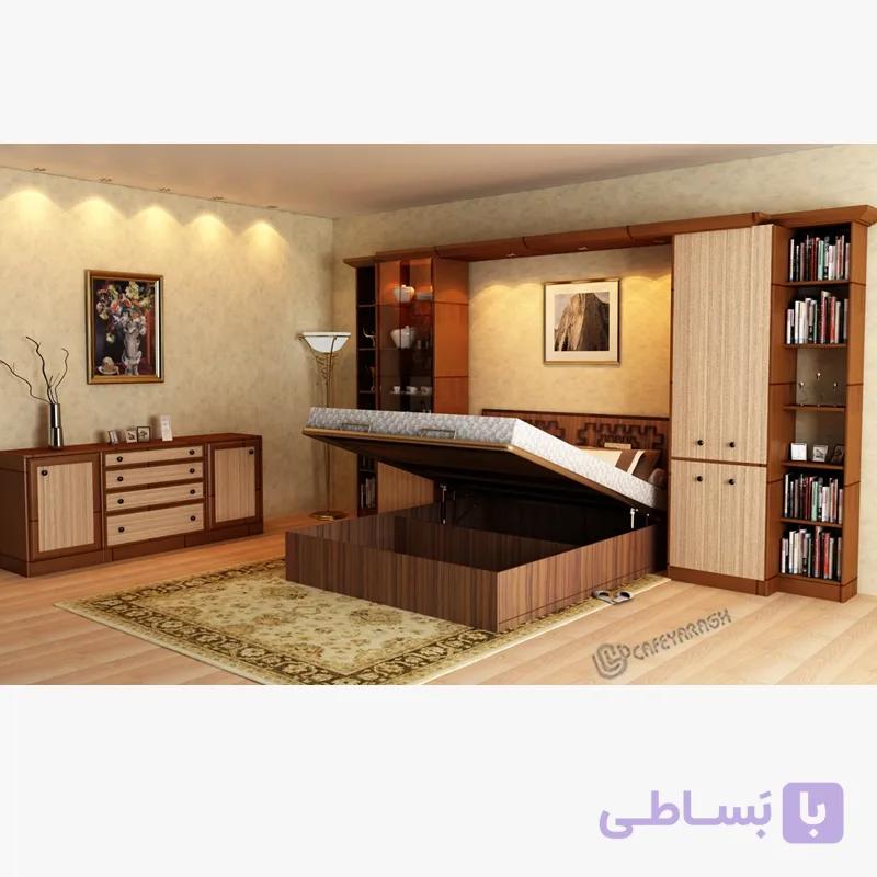کلاف تخت خواب باکسی جک دار — تصویر 1