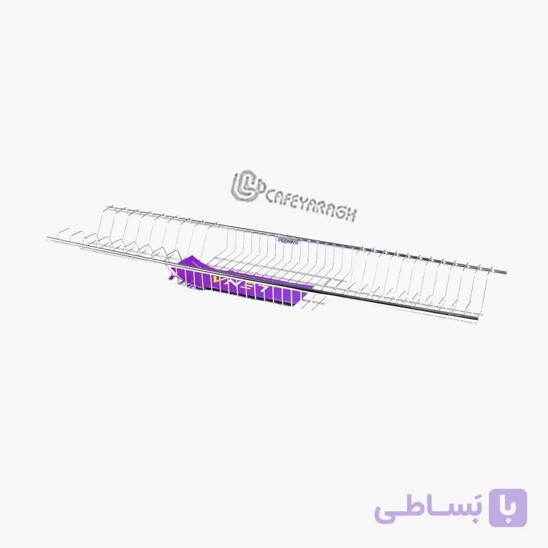 آبچکان کابینت ام دی اف استیل لنا مدل آریا — تصویر 1