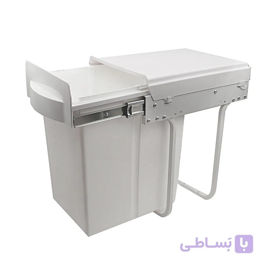 سطل زباله داخل کابینت آرامبند ملونی مدل 9034 — تصویر 1