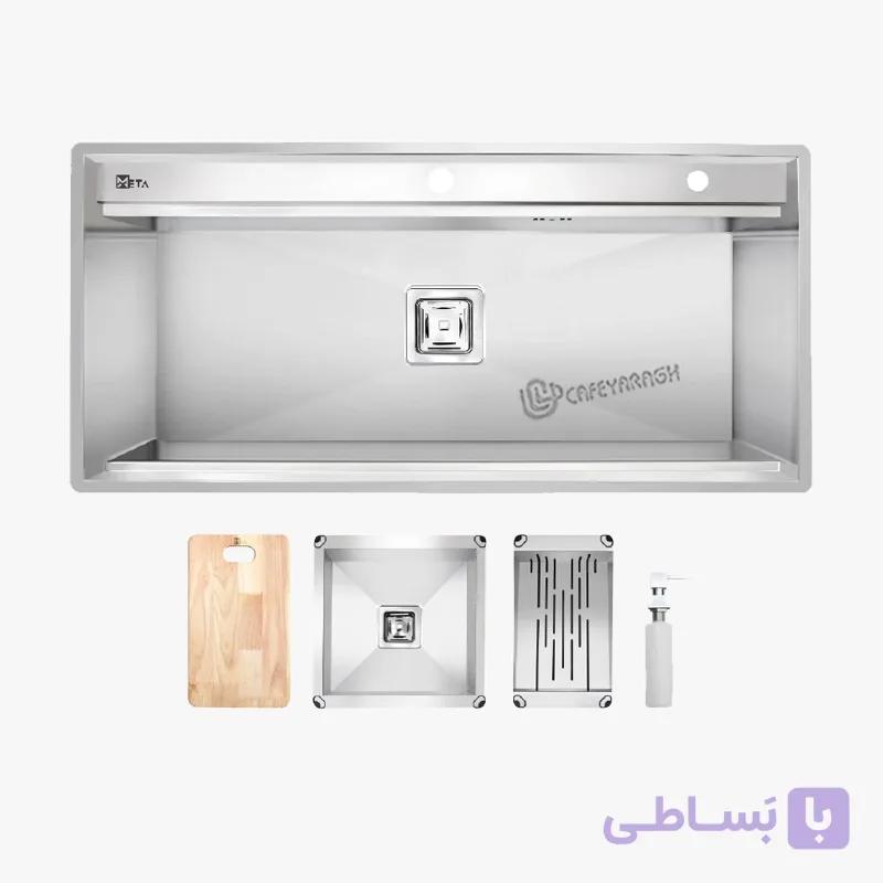 سینک ظرفشویی پله دار متا M104S