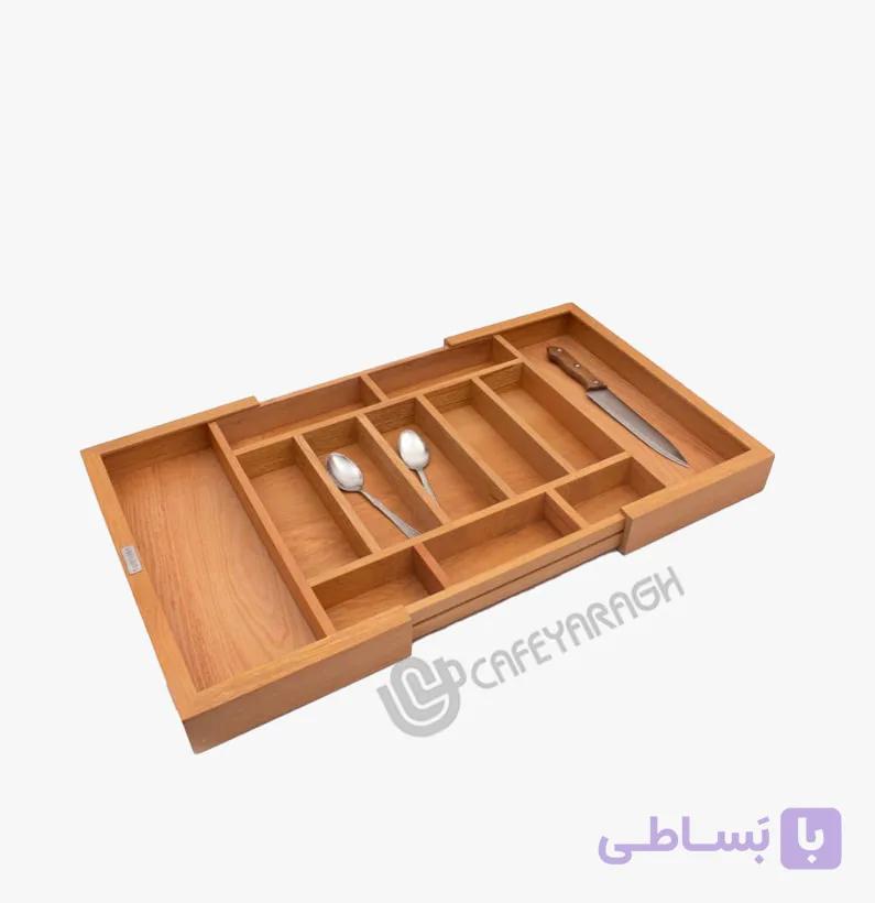 جا قاشقی چوبی قابل ریگلاژ یونیت 90-60 آلبا — تصویر 1