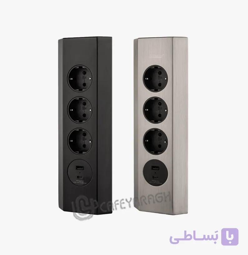 پریز روکار کنج ملونی مدل 10086 — تصویر 1