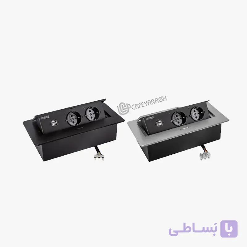 پریز توکار رومیزی ملونی مدل 10090