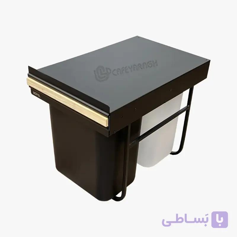 سطل زباله دومخزن آرامبند هوفل مدل W240 — تصویر 1