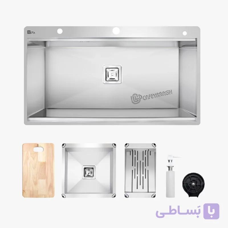 سینک ظرفشویی باکسی ساده متا ML90