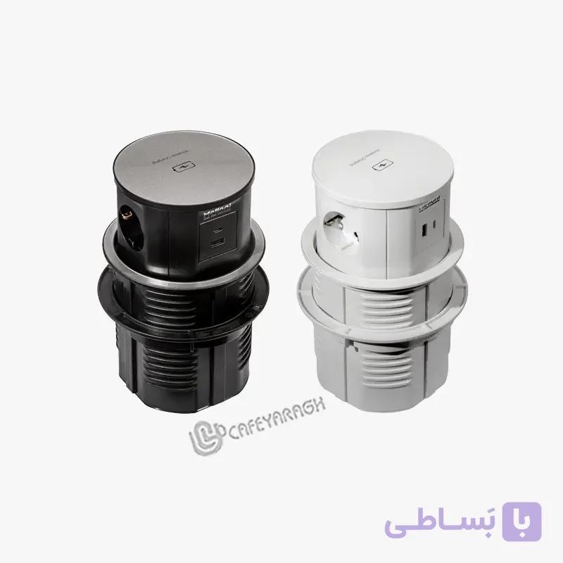 پریز توکار و شارژر وایرلس ملونی مدل 10110 — تصویر 1