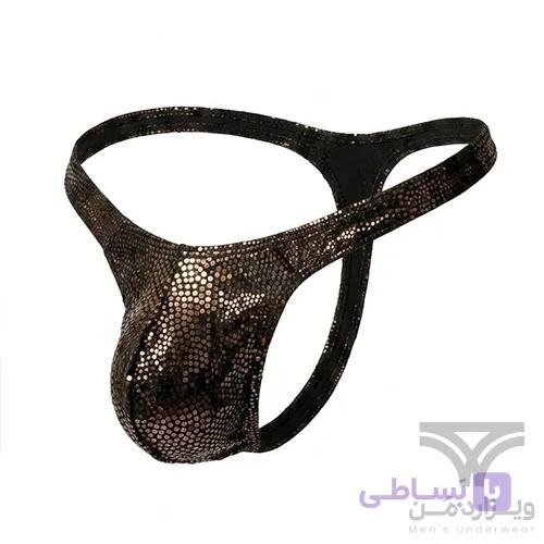 شورت مردانه فانتزی لامبادا Bikini اورجینال وارداتی برند Tommy dooyao بکلس دیسکویی پوست ماری — تصویر 1