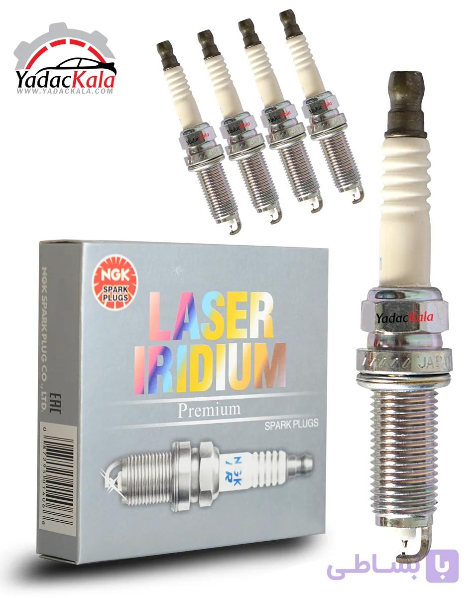 شمع سوزنی ایریدیوم دبل یورو4 ان جی کی ژاپن آچار 14 DILKAR7B11-1406