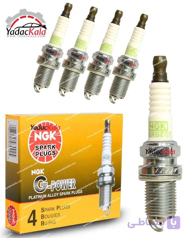 شمع سوزنی پلاتنیوم پایه کوتاه ان جی کی ژاپن BKR6EGP-7092 — تصویر 1