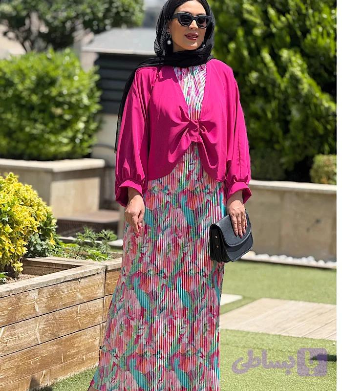 ست پلیسه سرخابی