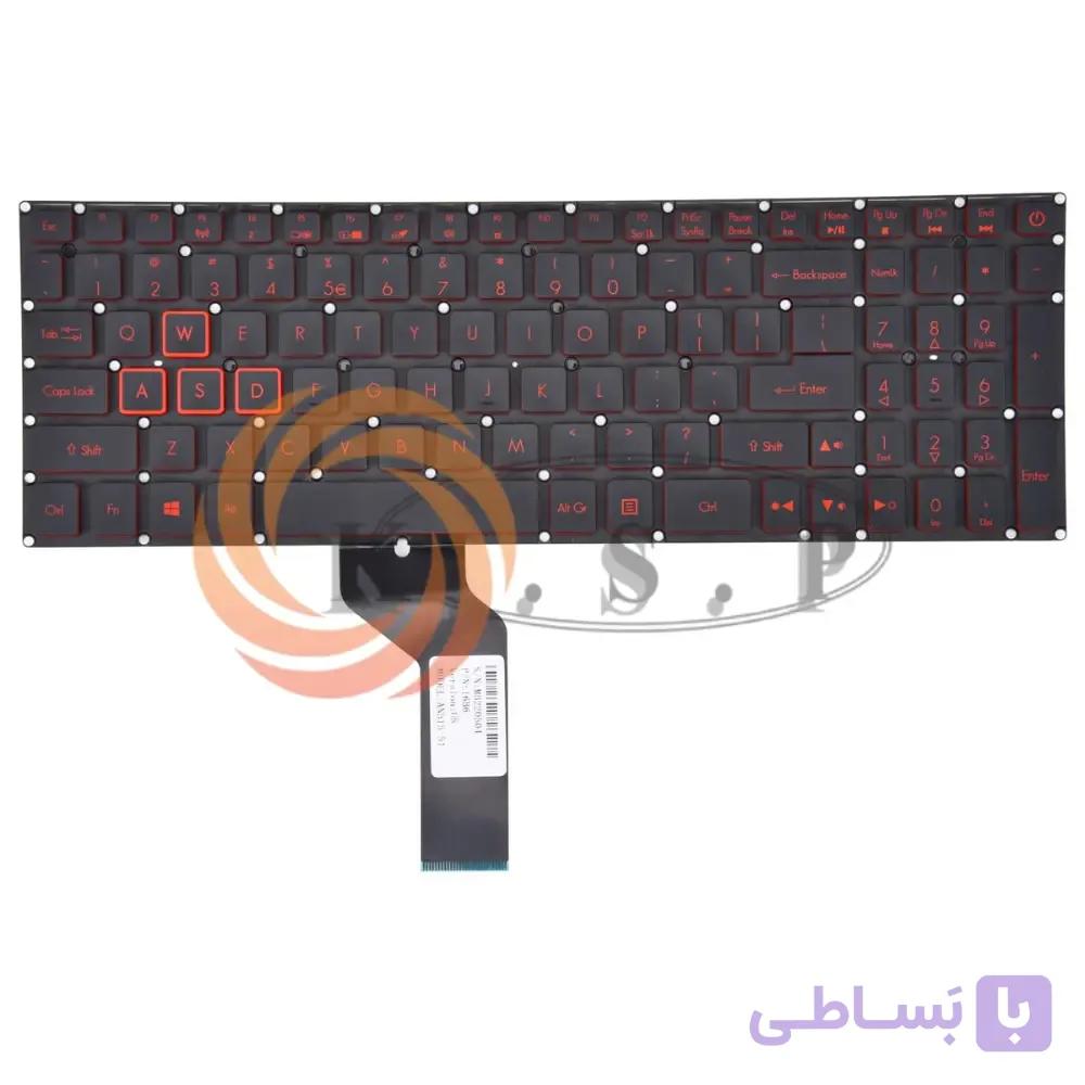 کیبورد لپ تاپ ایسر Keyboard Acer Nitro 5 AN515-51 — تصویر 1