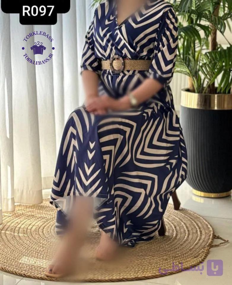 پیراهن زنانه همراه با کمربند