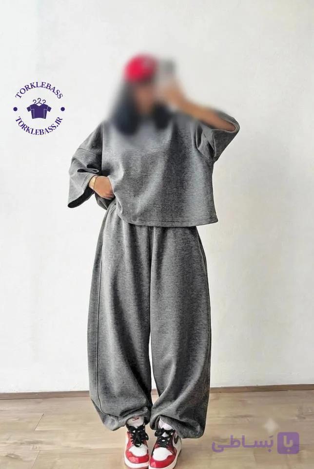 ست تی شرت شلوار لش دخترانه — تصویر 1