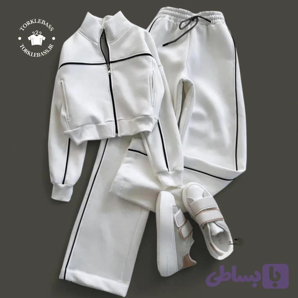 سویشرت شلوار مغزی دوزی — تصویر 1