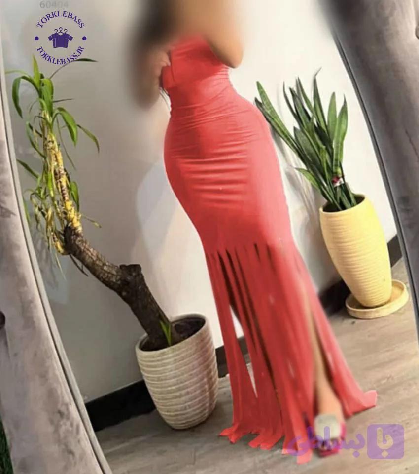 ماکسی زنانه ریش ریش — تصویر 1