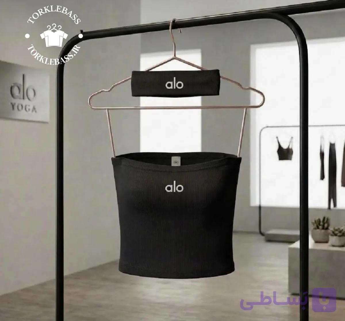 نیم تنه دکلته و هدبند دخترانه ورزشی — تصویر 1