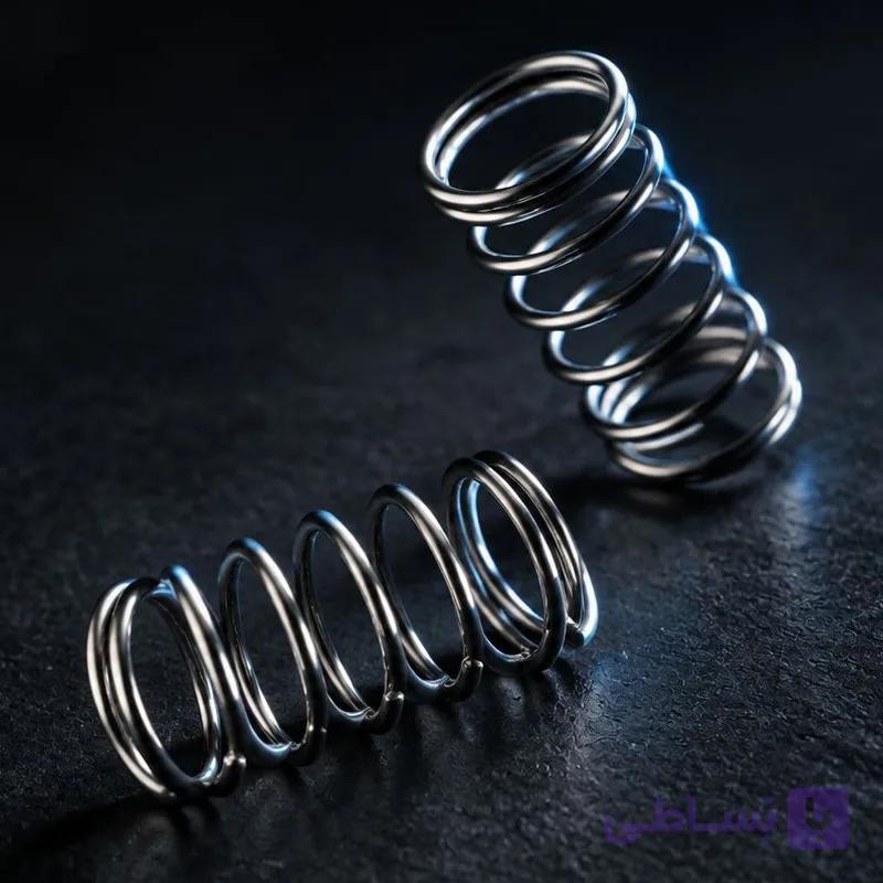 ضربه گیر فنری فوتبال دستی (2 عددی) مناسب میله 13 میل