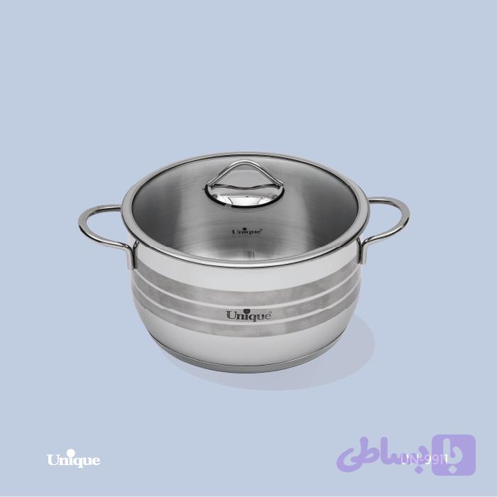 قابلمه استیل سایز 24 یونیک کد 9911