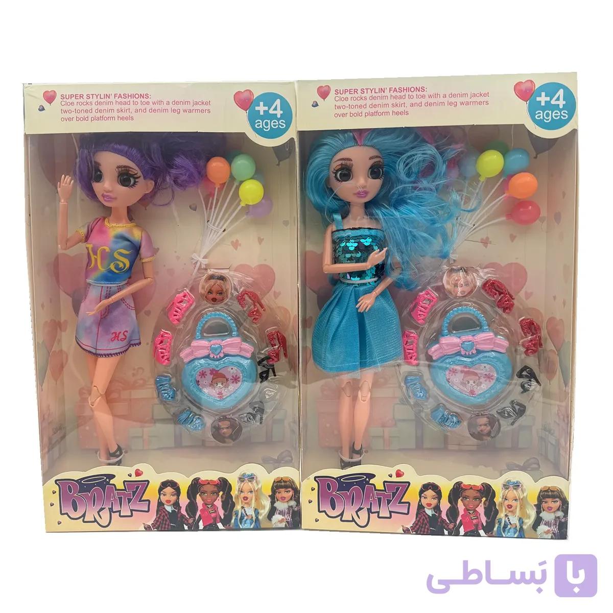 عروسک مفصلی چشم درشت با لوازم کد 243 — تصویر 1