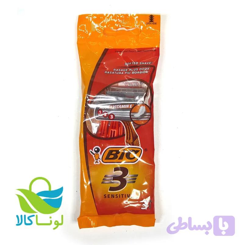 خودتراش 3 تیغ 3 عدد بیک