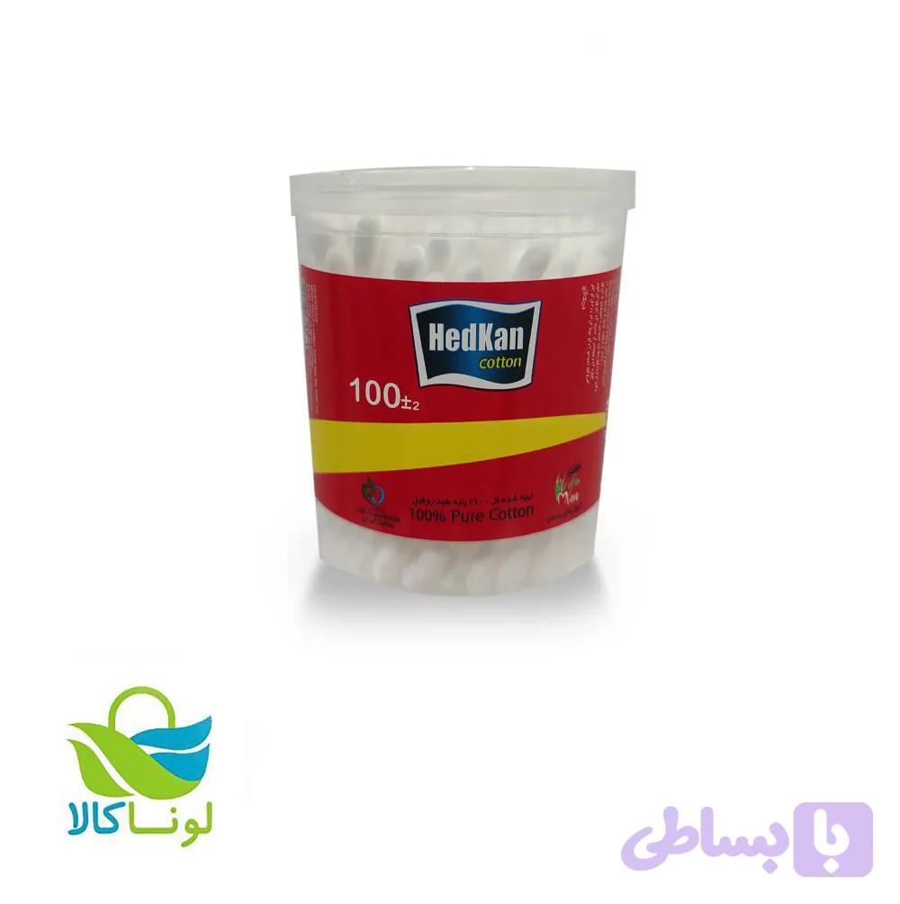 گوش پاک کن ۱۰۰عددی لیوانی هدکام — تصویر 1