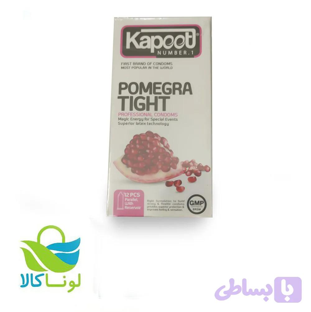 کاندوم ۱۲عددی کاپوت مدل POMEGRA TIGHT — تصویر 1