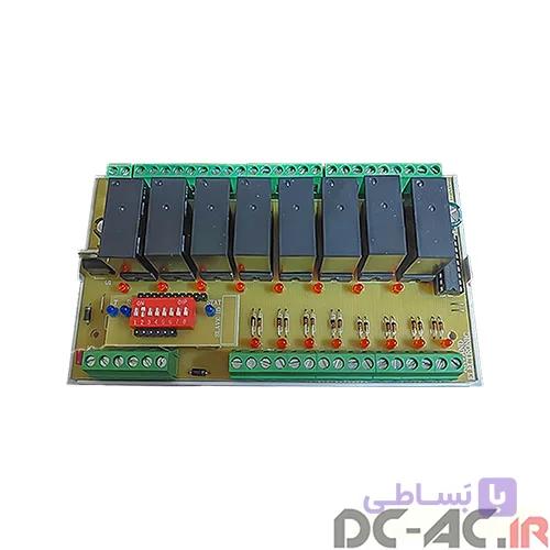 کارت رله 8 کانال modbus — تصویر 1