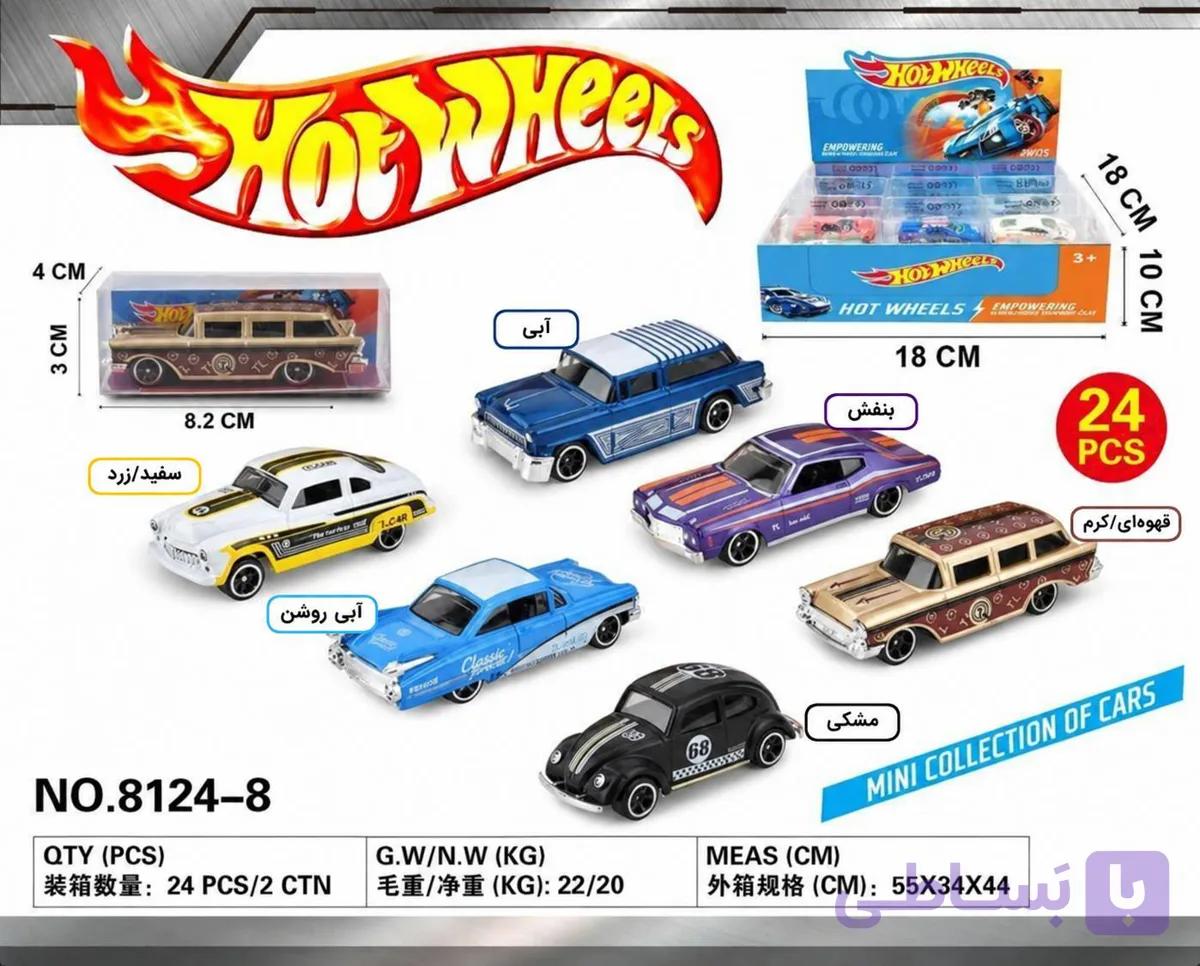 ماشین فلزی مینی کالکشن طرح Hot Wheels مدل 8124-8 — تصویر 1