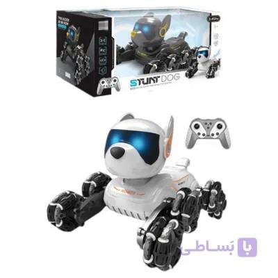 ربات سگ کنترلی بدلکار هشت چرخ شارژی Stunt Dog — تصویر 1