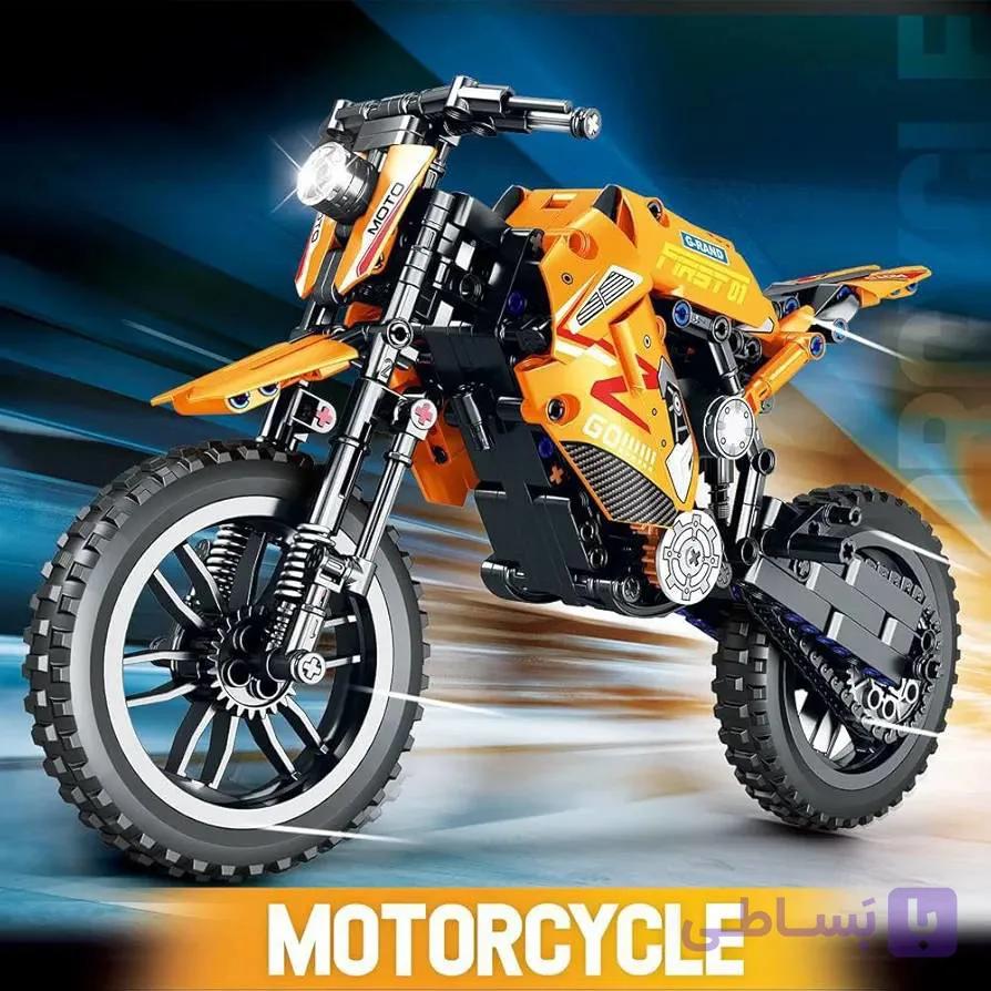 لگو موتور کراس تکنیک 506 قطعه مدل Speed Motorcycle — تصویر 1