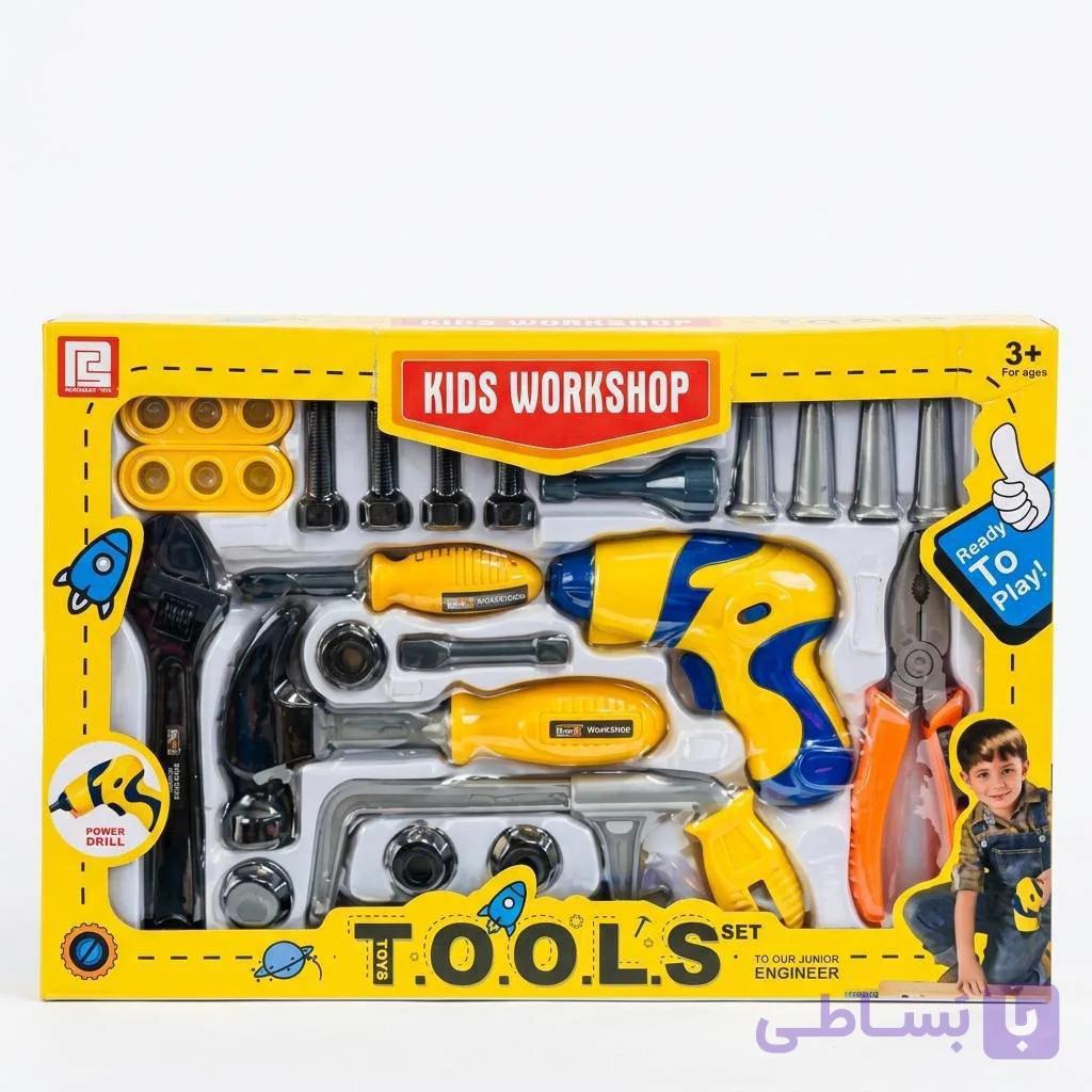 ست ابزار مهندسی کودک Kids Workshop — تصویر 1