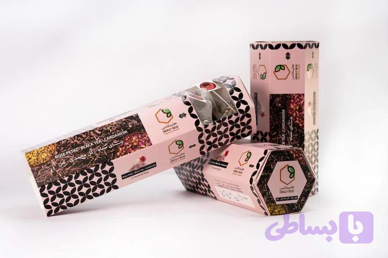 چای سیاه گل‌ محمدی هل