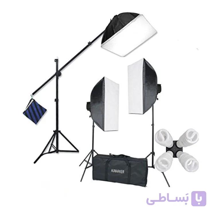 کیت نور ثابت 4 لامپ Diamond LED LIGHT Kit  +پایه فون 2×3