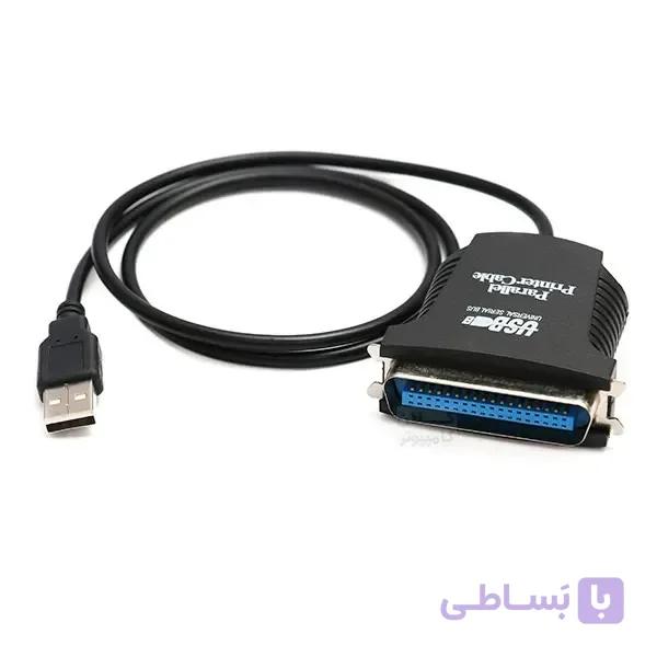 کابل تبدیل پرینتر پارالل به USB بافو مدل Bafo BF-1284 — تصویر 1