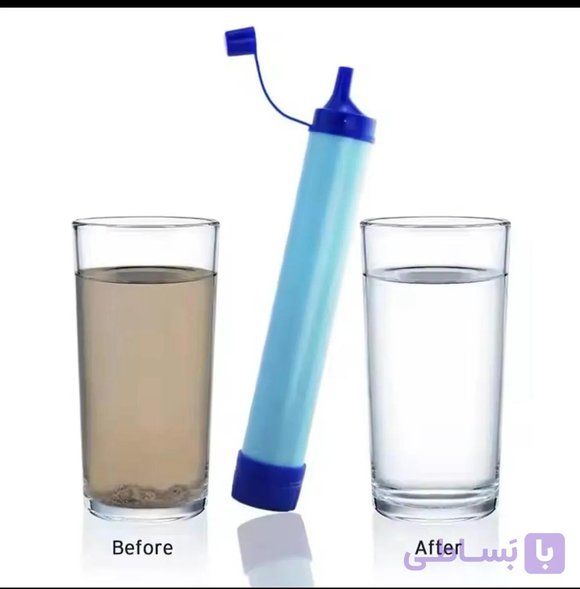 نی تصفیه آب کمپینگ طرح Life Straw — تصویر 1