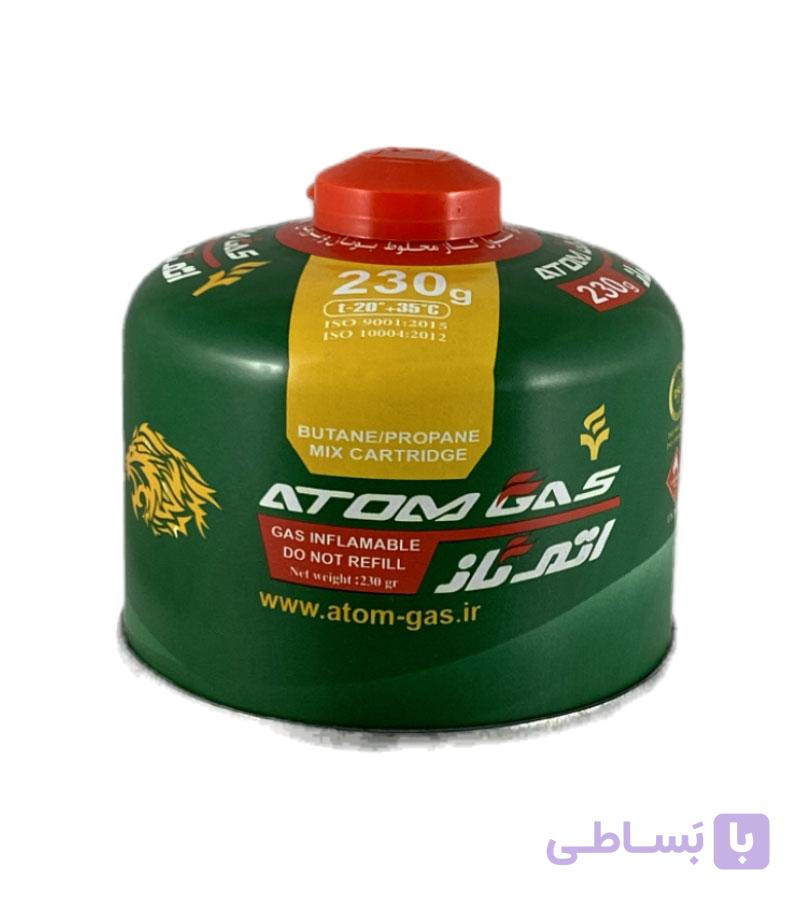 کپسول گاز کوهنوردی اتم گاز 230 گرم — تصویر 1